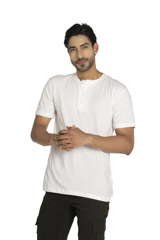 CAMISETA HOMBRE PERILLA BLANCA REF 11A050