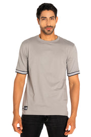 CAMISETA MODA GRIS CLARO REF 13P013