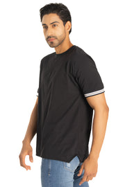 CAMISETA MODA NEGRO REF 13P013