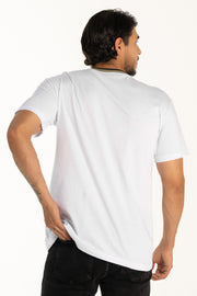 CAMISETA MODA BLANCA CUELLO DOBLE REF 15B050