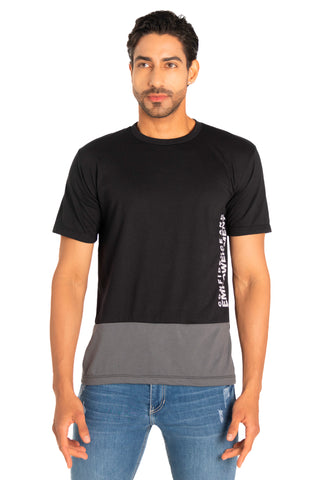 CAMISETA MODA NEGRO REF 15X734