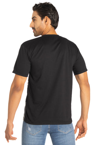 CAMISETA MODA NEGRO REF 15X734