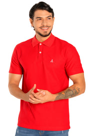 POLO BÁSICA ROJA REF 29A040