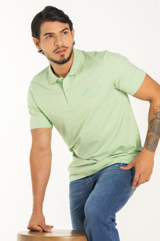 POLO TELA FRIA VERDE MANZANA REF 29F006