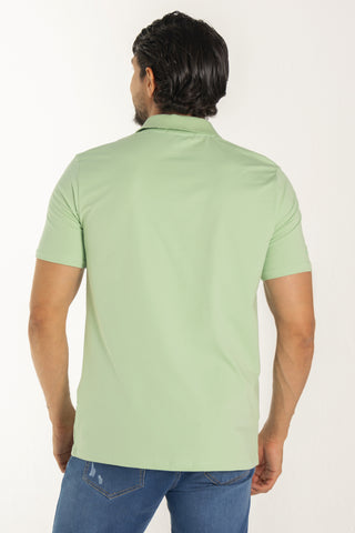 POLO TELA FRIA VERDE MANZANA REF 29F006