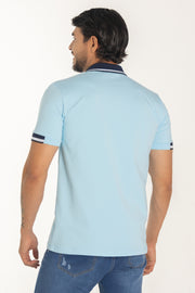 POLO TELA FRIA AZUL HORTENSIA  REF 29F007